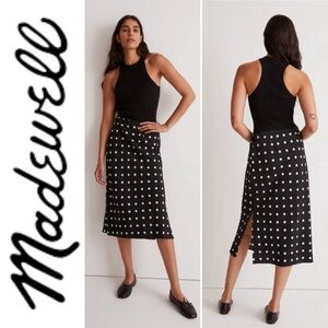 Madewell Layton Slip Midi Skirt